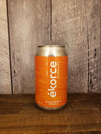 Ékorce Kombucha – Gingembre & Érable